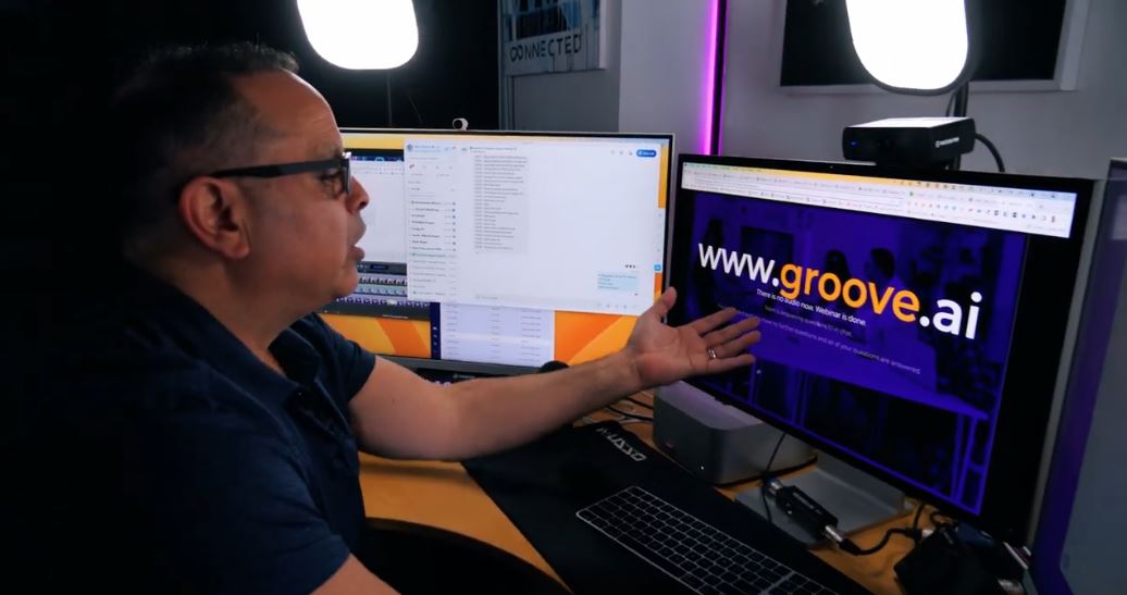 Image of Mike Filsaime showcasing Groove.ai